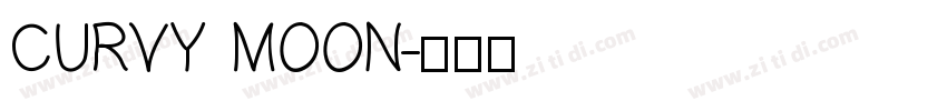 CURVY MOON字体转换